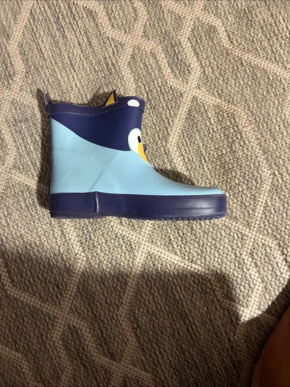 Bogs Kids Blue Character Rain Boots with Yellow Accent